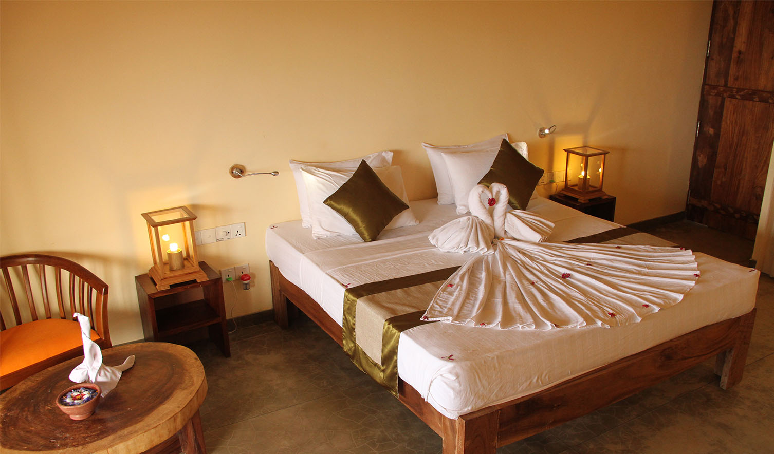 Guest room interior at Giman Free