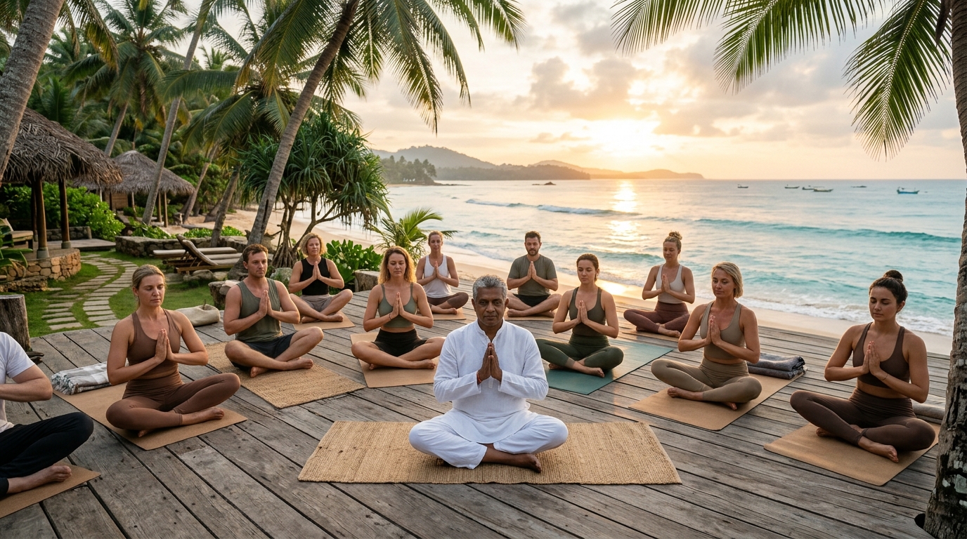 Yoga programs conducted by Dr W M P Saranga Weerasinghe