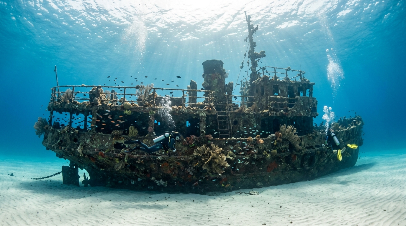 Historic Lady McCullum shipwreck
